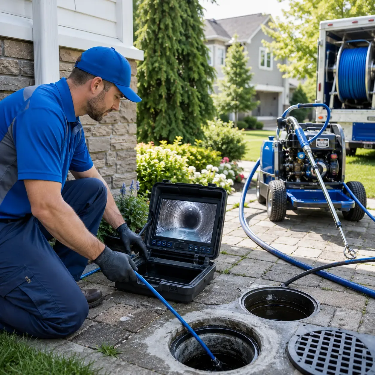 Outdoor drain cleaning professionals serving Byhalia, MS